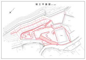 竣工平面図